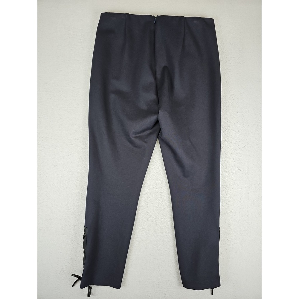 Rag & Bone Simone Ankle Lace Up Pants Women's Size 10 30x24.5 Navy Blue - Picture 7 of 9